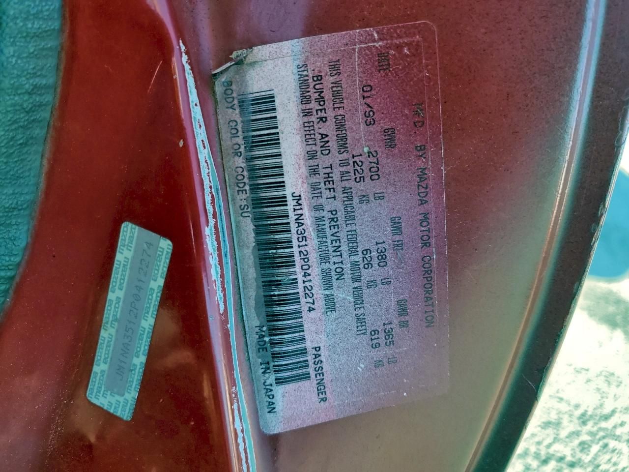 1993 Mazda Mx-5 Miata