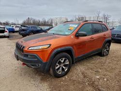Jeep salvage cars for sale: 2015 Jeep Cherokee Trailhawk