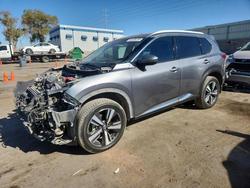 Nissan salvage cars for sale: 2022 Nissan Rogue Platinum