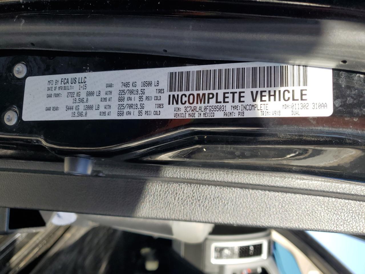 2015 Dodge RAM 4500
