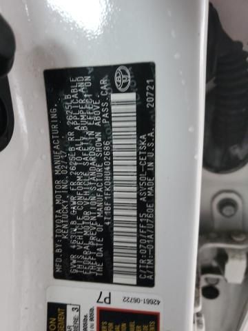 2017 Toyota Camry le