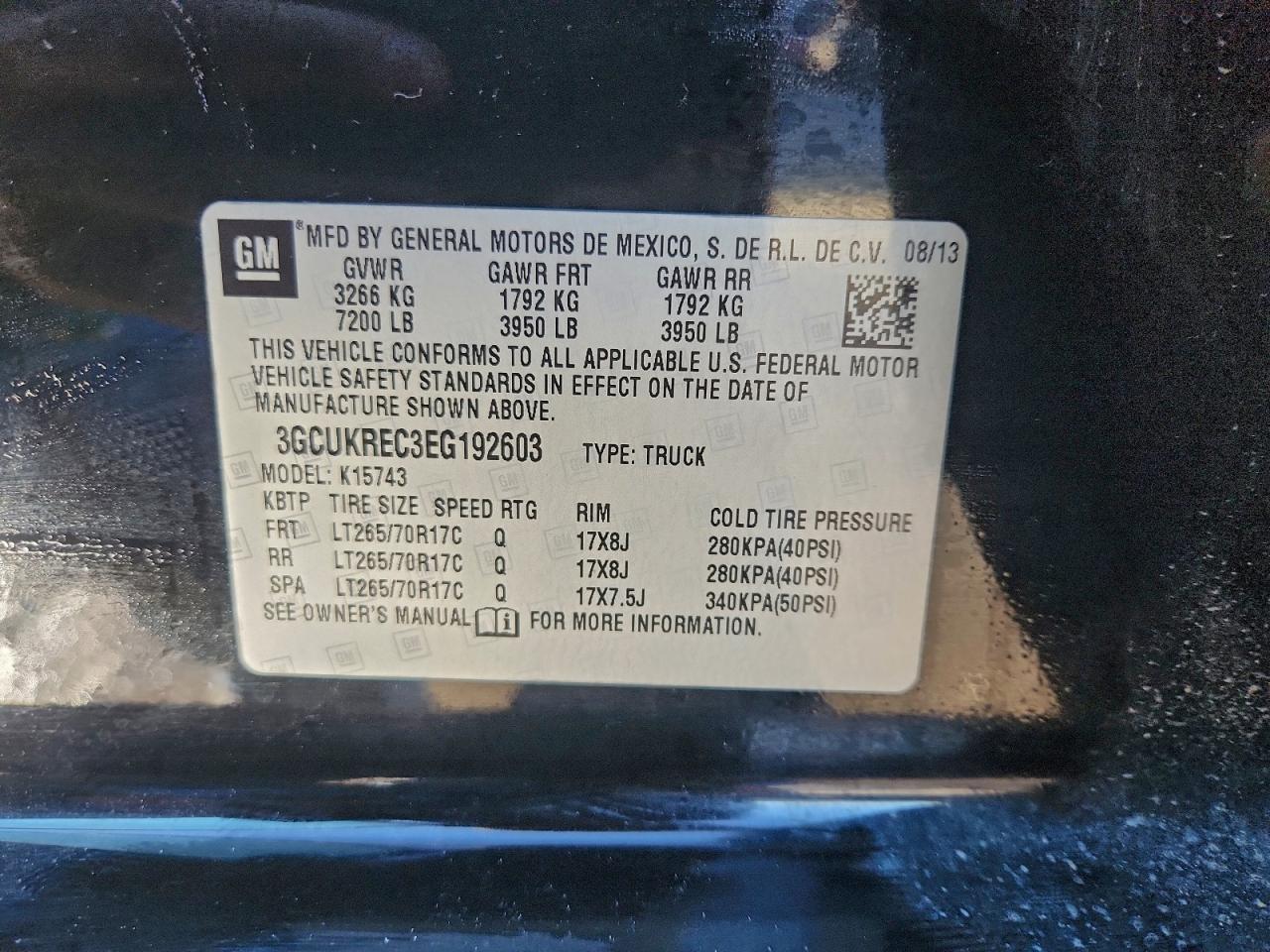 2014 Chevrolet Silverado K1500 lt