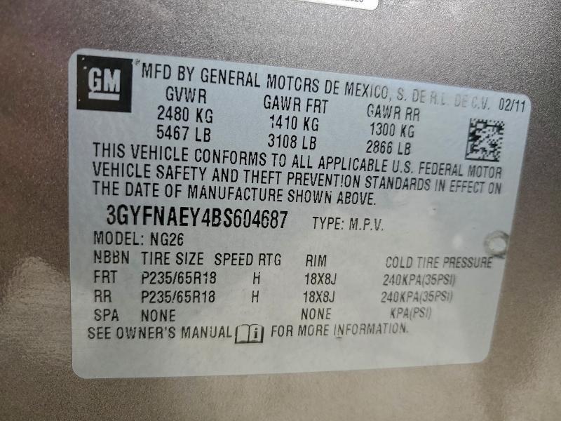 2011 Cadillac Srx Luxury Collection