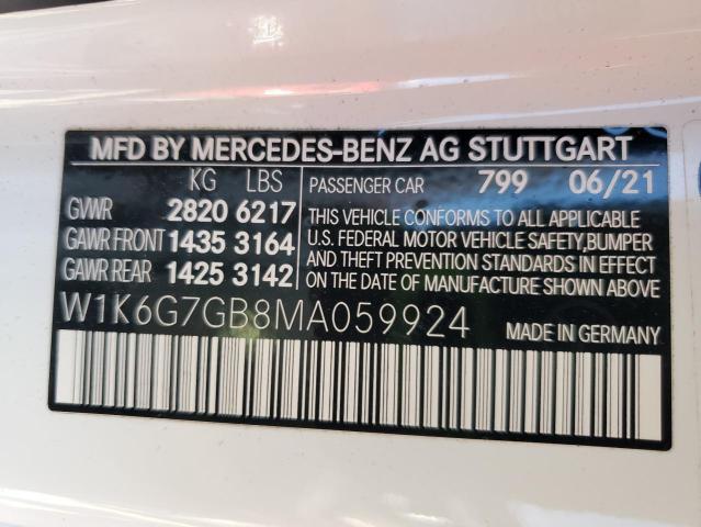 2021 Mercedes-Benz S 580 4matic