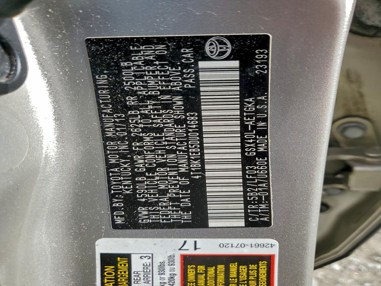 2013 Toyota Avalon Base