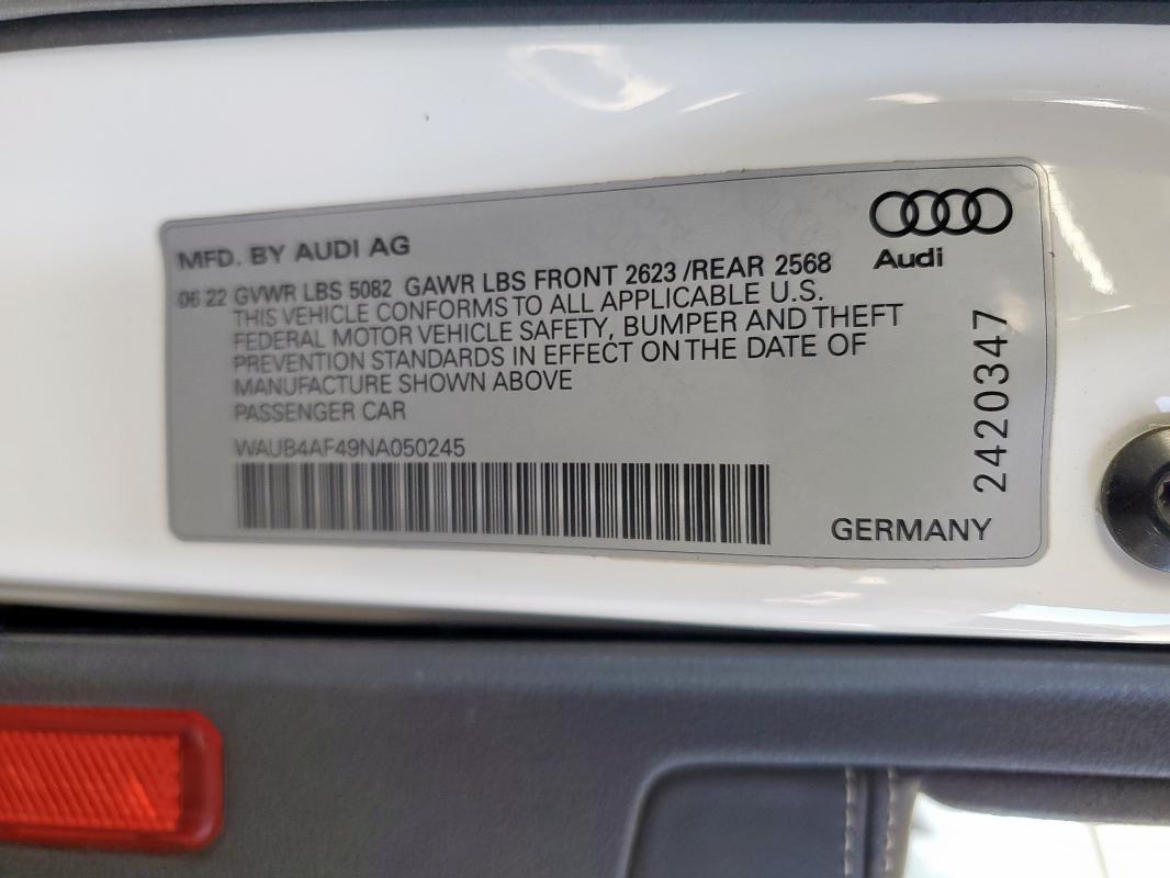 2022 Audi S4 Premium Plus