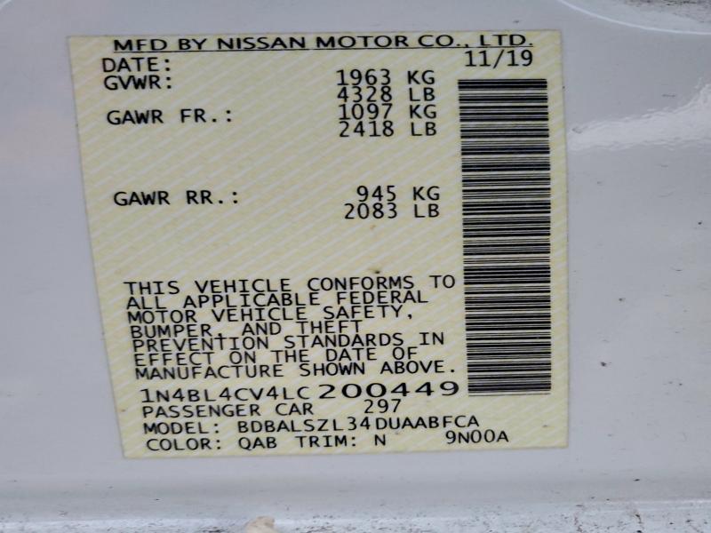 2020 Nissan Altima sr