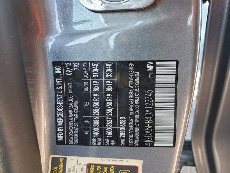 2013 Mercedes-Benz Ml 350 4matic