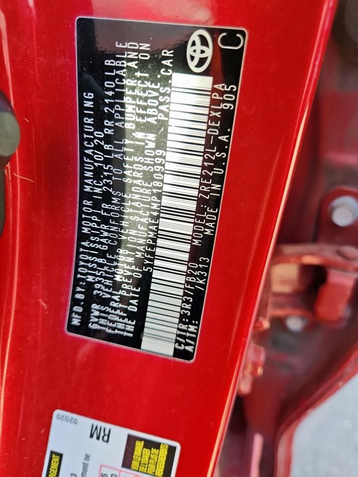 2021 Toyota Corolla le