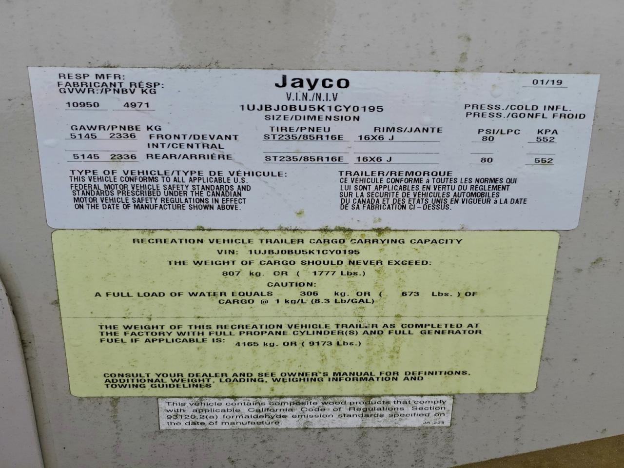 2019 Jayco Eagle ht Series