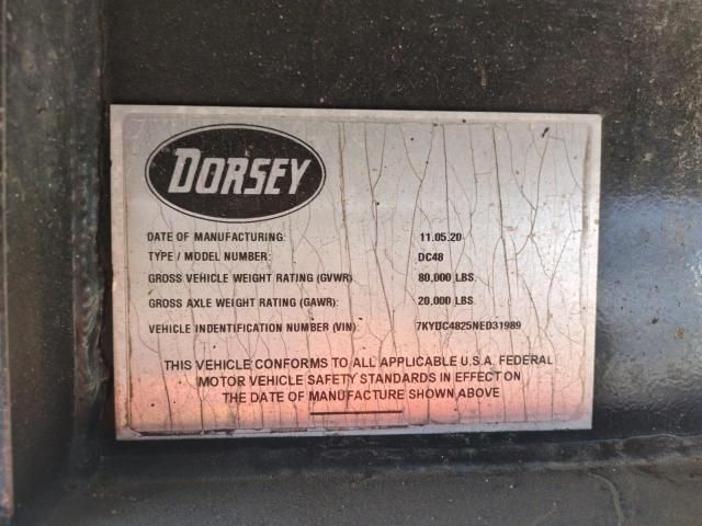 2022 Dorsey Trailer-Drop Deck Trailer