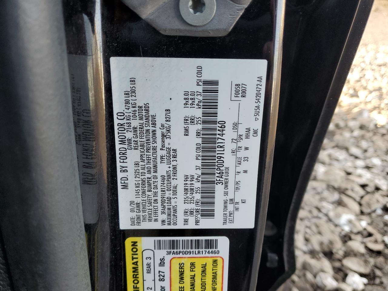 2020 Ford Fusion Titanium