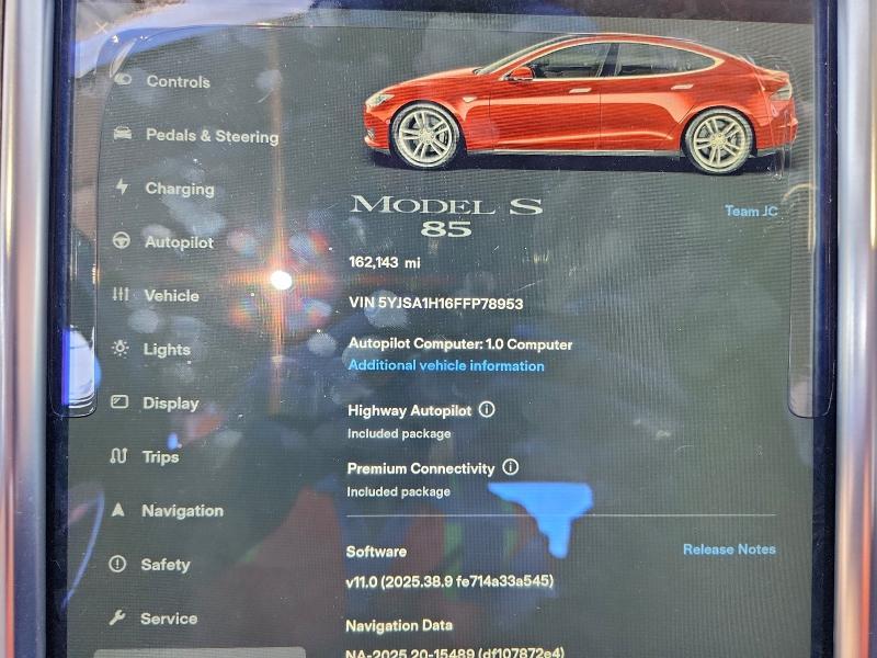 2015 Tesla Model s 85