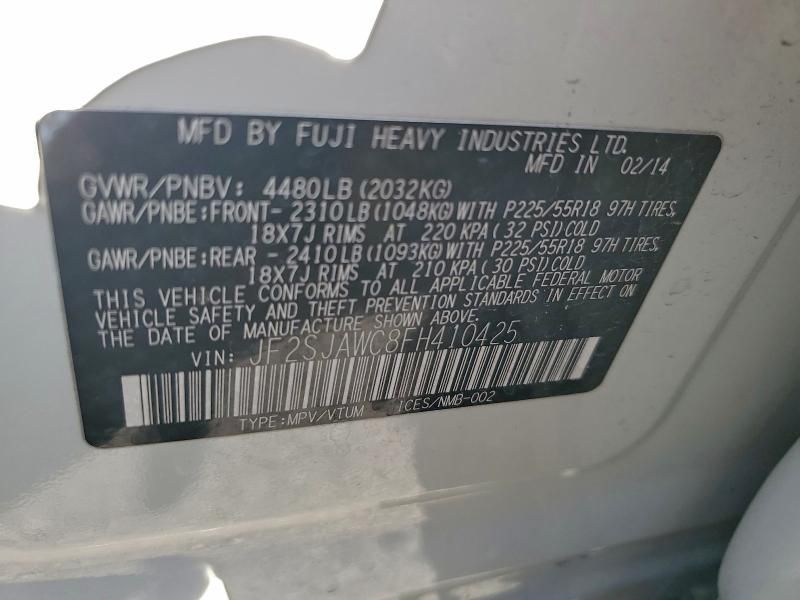 2015 Subaru Forester 2.5i Touring