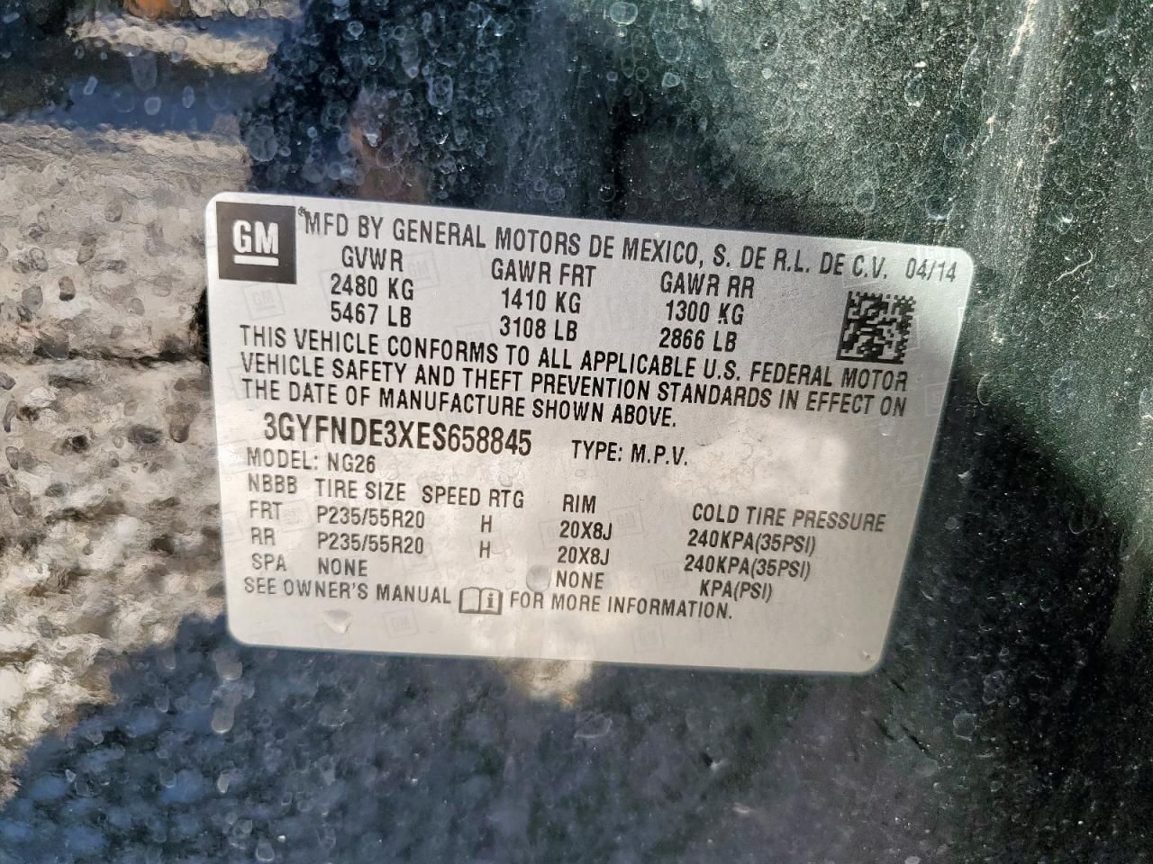 2014 Cadillac Srx Premium Collection