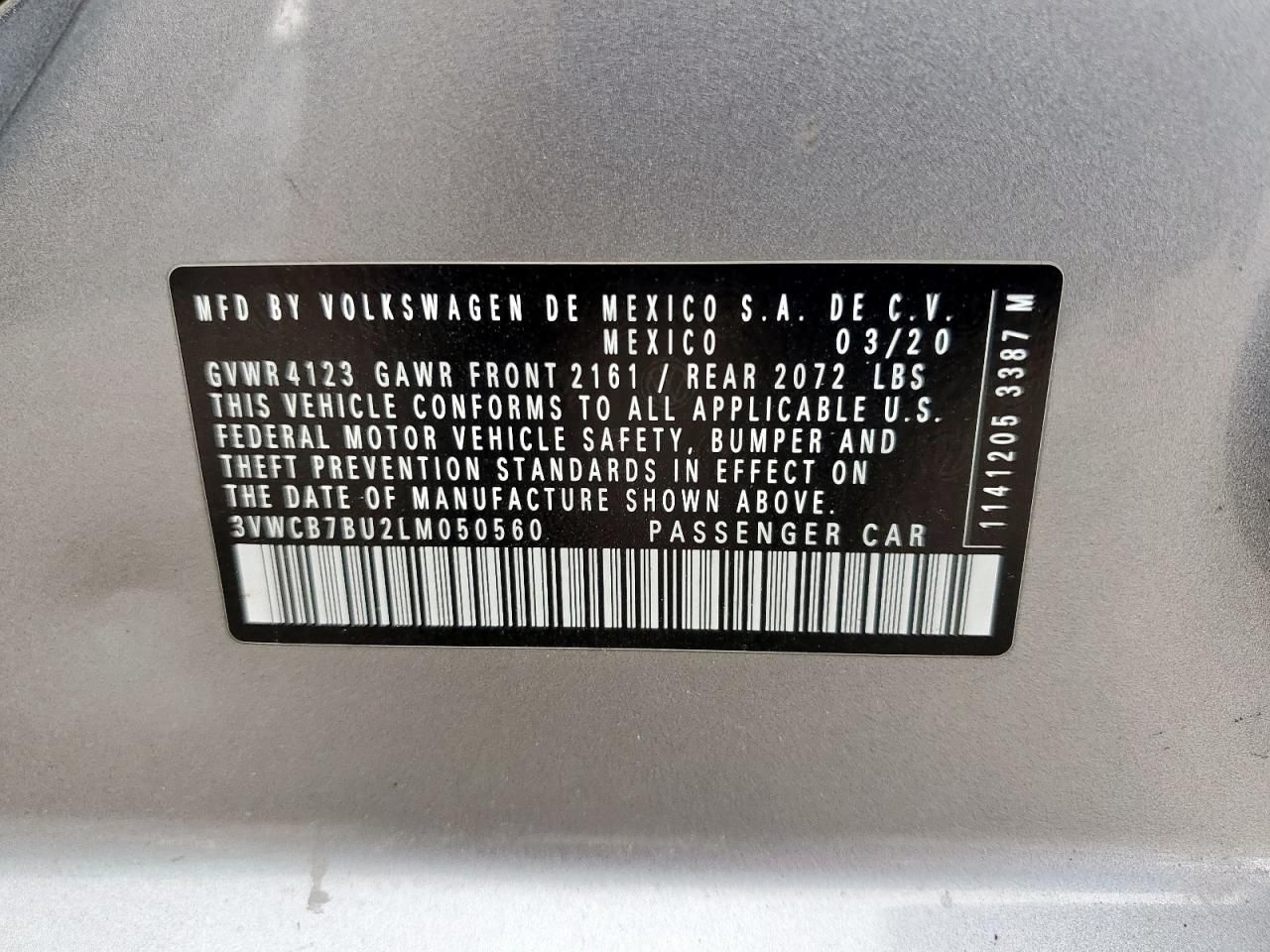 2020 Volkswagen Jetta s