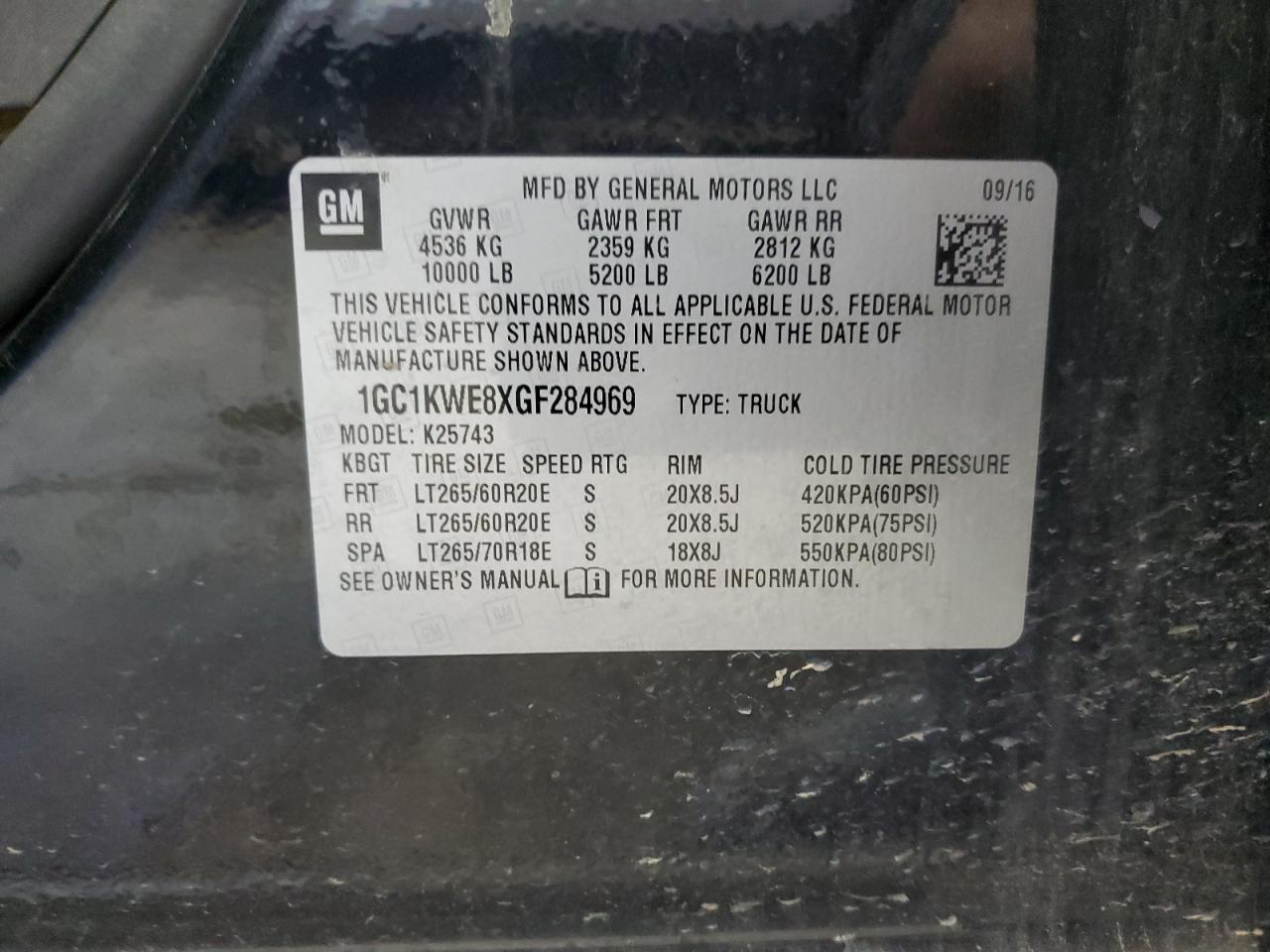 2016 Chevrolet Silverado K2500 Heavy Duty ltz