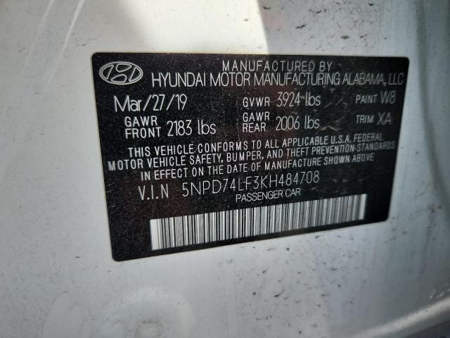 2019 Hyundai Elantra se