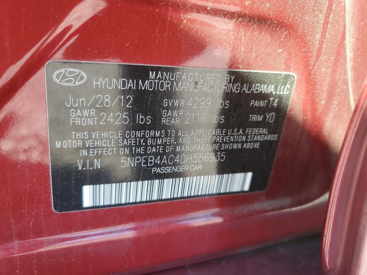 2013 Hyundai Sonata gls