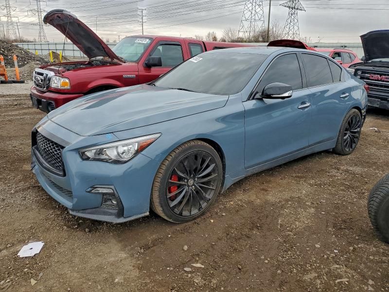 2021 Infiniti Q50 red Sport 400