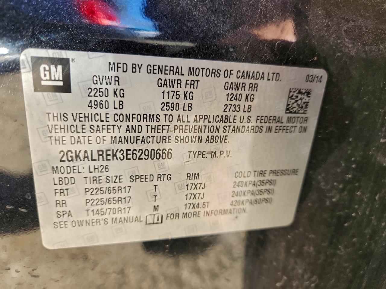 2014 GMC Terrain sle