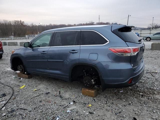2015 Toyota Highlander xle