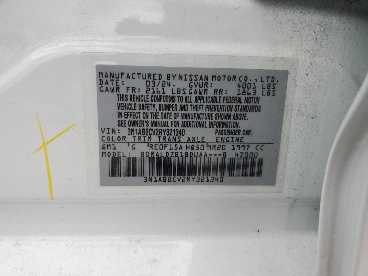 2024 Nissan Sentra sv
