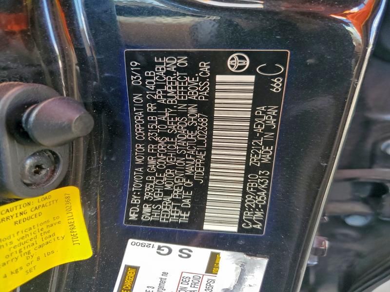 2020 Toyota Corolla le