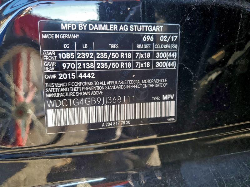 2018 Mercedes-Benz Gla 250 4matic