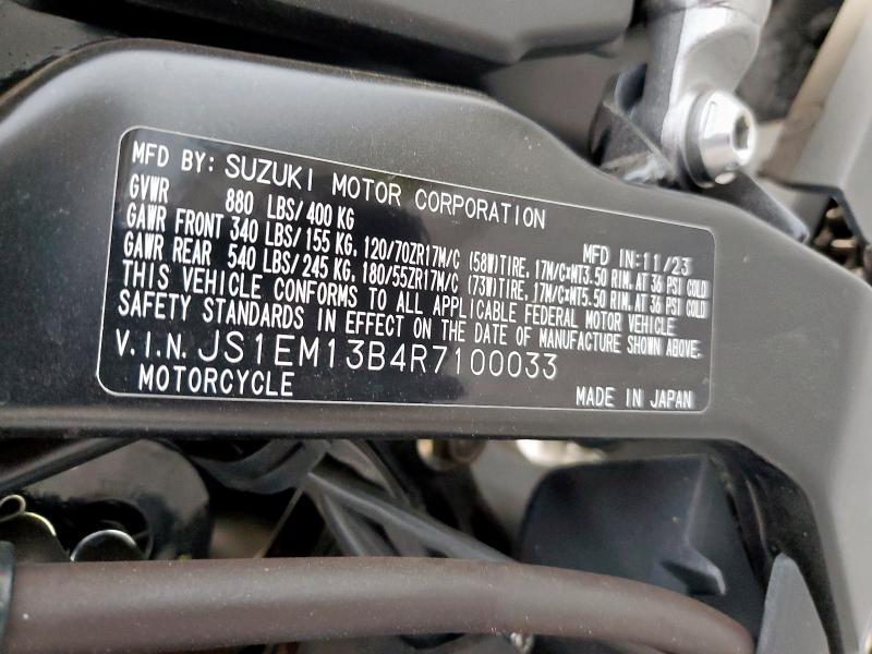 2024 Suzuki GSX800 F