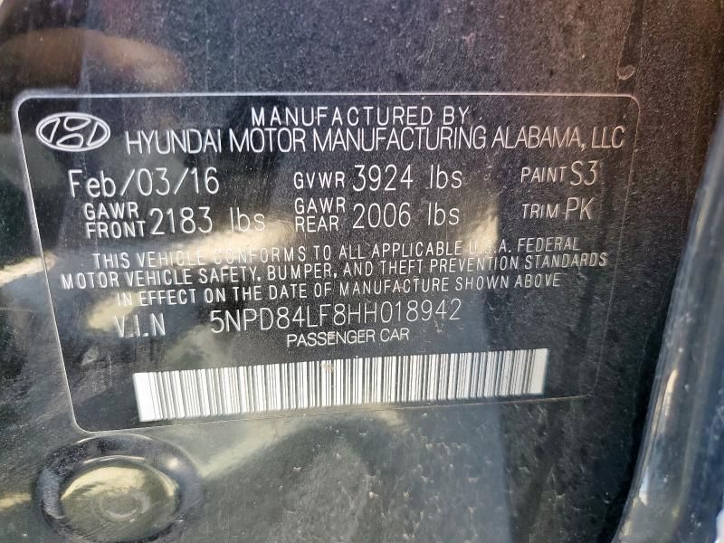 2017 Hyundai Elantra se