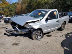 Salvage trucks for sale at Austell, GA auction: 2004 Dodge RAM 1500 ST