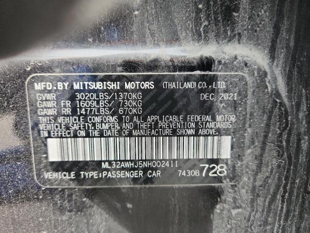 2022 Mitsubishi Mirage