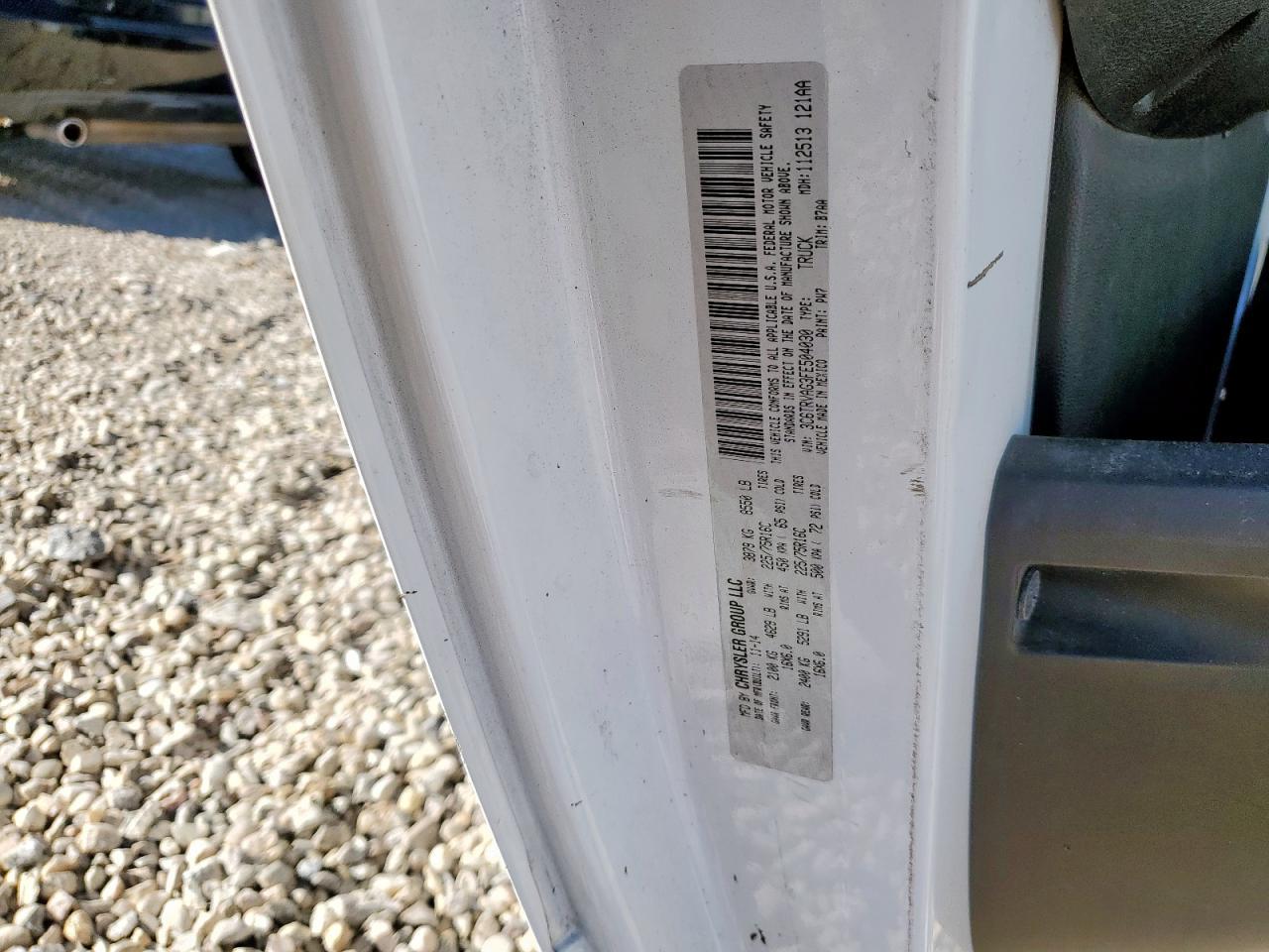 2015 Dodge Ram Promaster 1500 1500 Standard