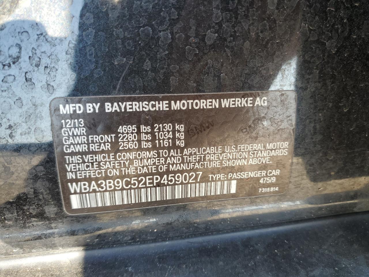 2014 BMW 335 xi