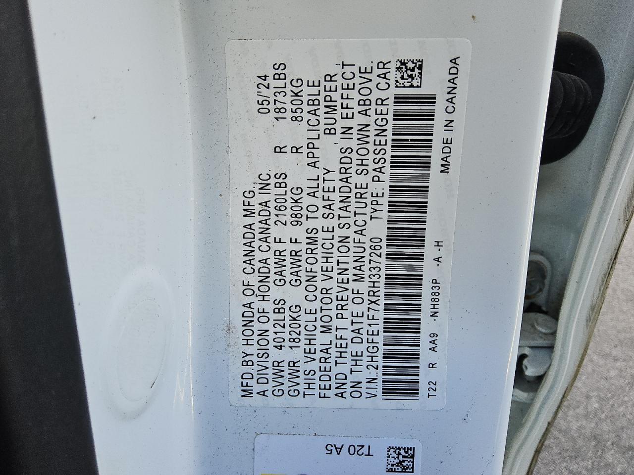 2024 Honda Civic ex