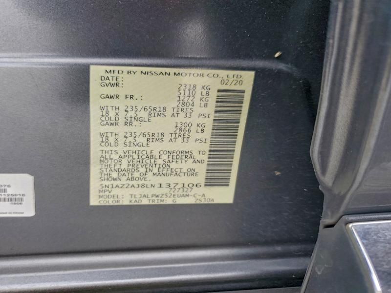 2020 Nissan Murano s