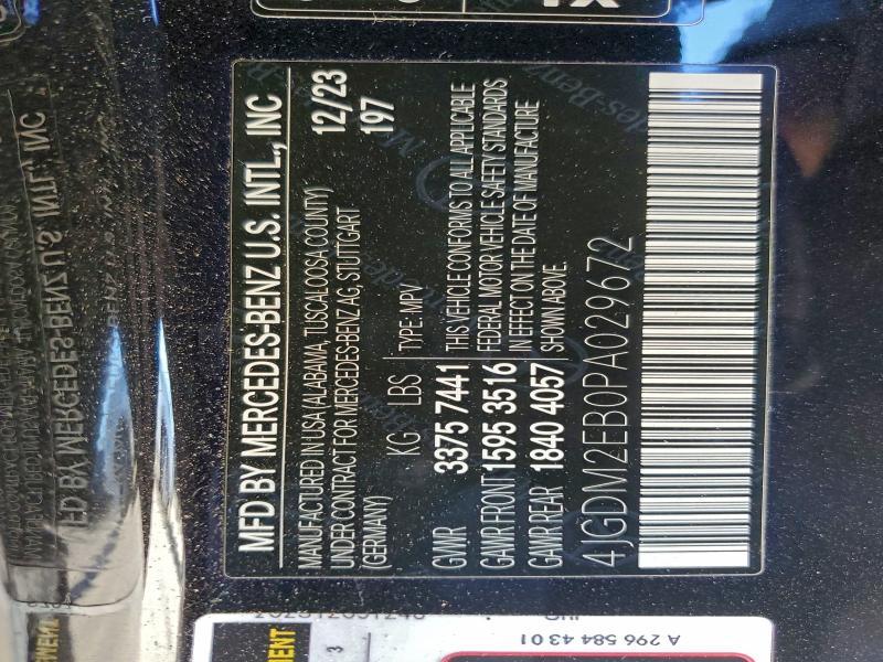2023 Mercedes-Benz Eqs suv 450 4matic