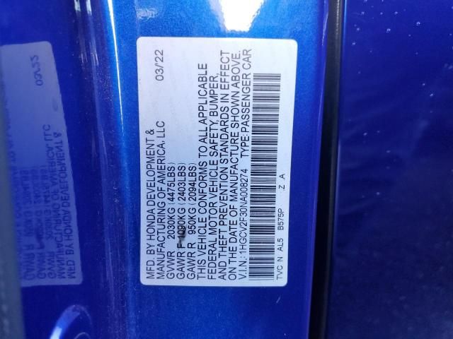 2022 Honda Accord Sport