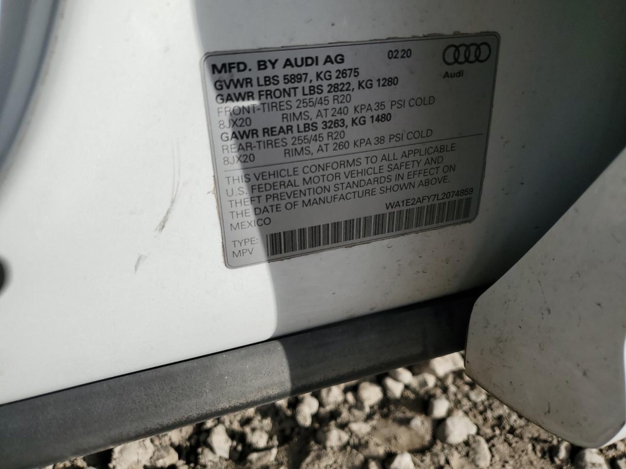 2020 Audi Q5 e Premium Plus