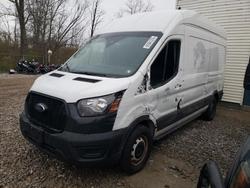 Salvage trucks for sale at Northfield, OH auction: 2023 Ford Transit Delivery Van