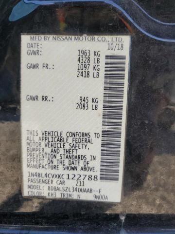 2019 Nissan Altima sr