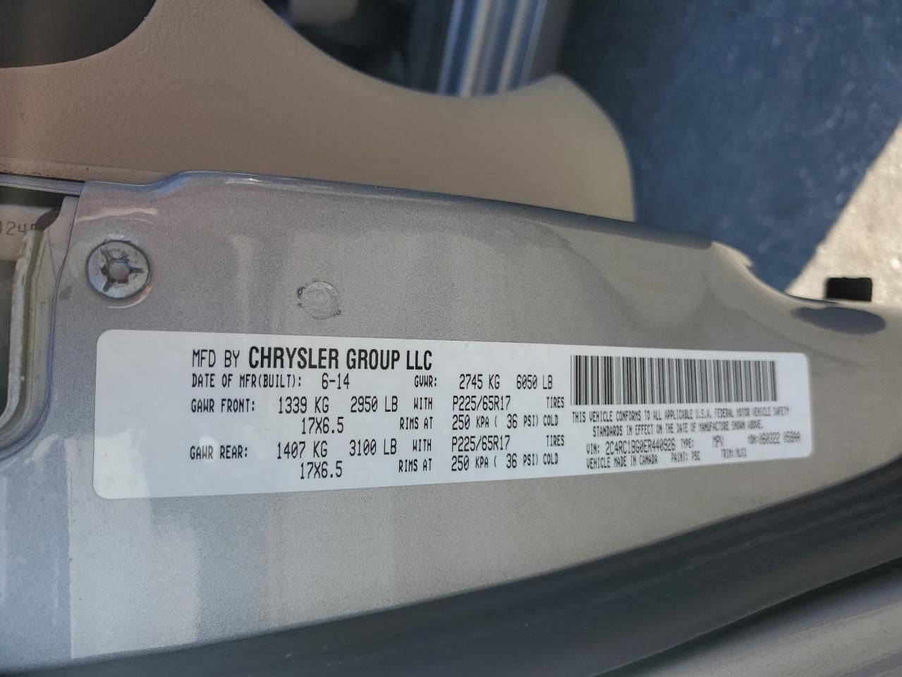 2014 Chrysler Town & Country Touring