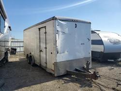 Salvage trucks for sale at Elgin, IL auction: 2000 Wells Cargo Enclosed Cargo Trailer