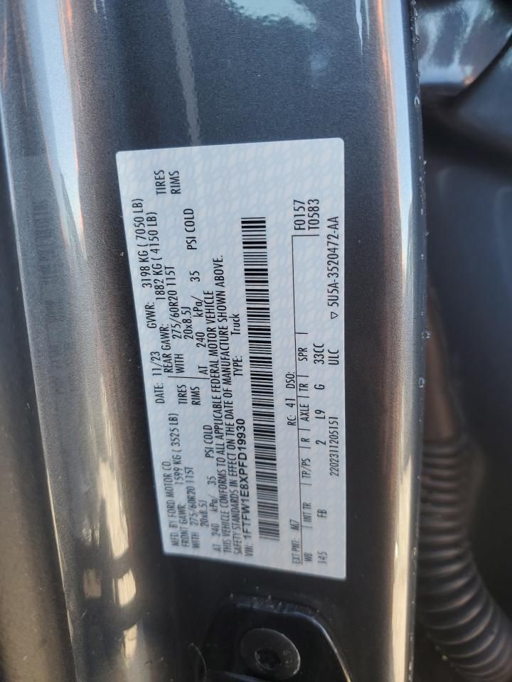 2023 Ford F150 Supercrew