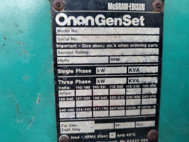 1984 Onan Generator