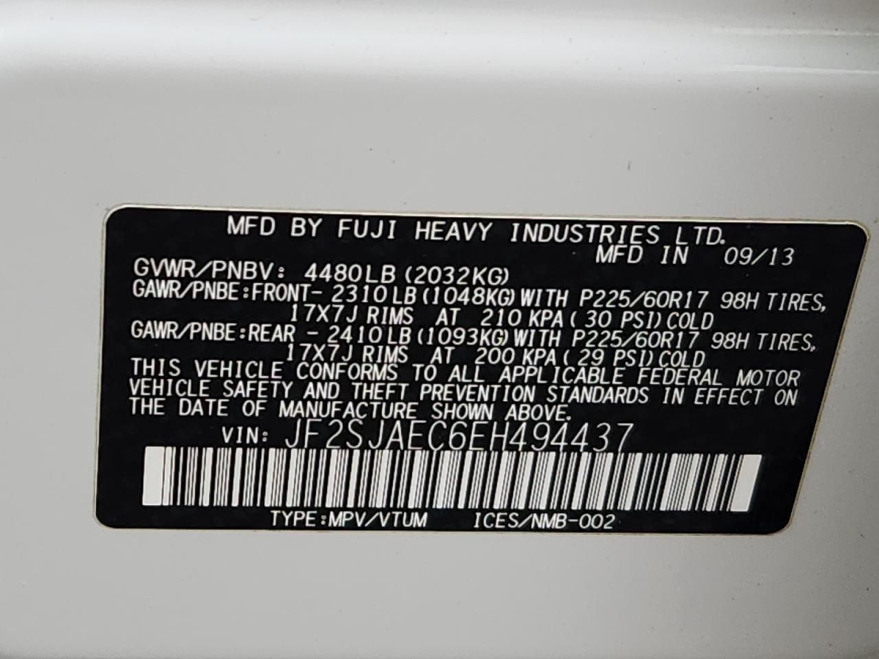 2014 Subaru Forester 2.5i Premium