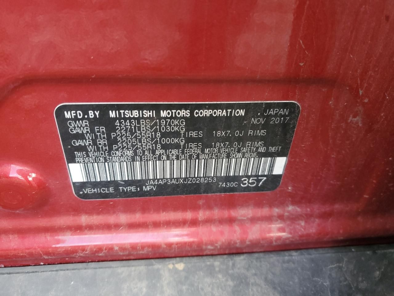 2018 Mitsubishi Outlander Sport es