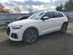 Vehiculos salvage en venta de Copart Bowmanville, ON: 2022 Audi Q5 Premium Plus 45