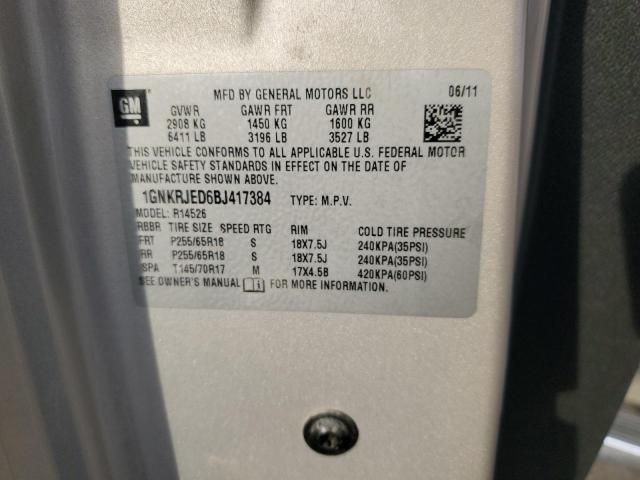 2011 Chevrolet Traverse lt